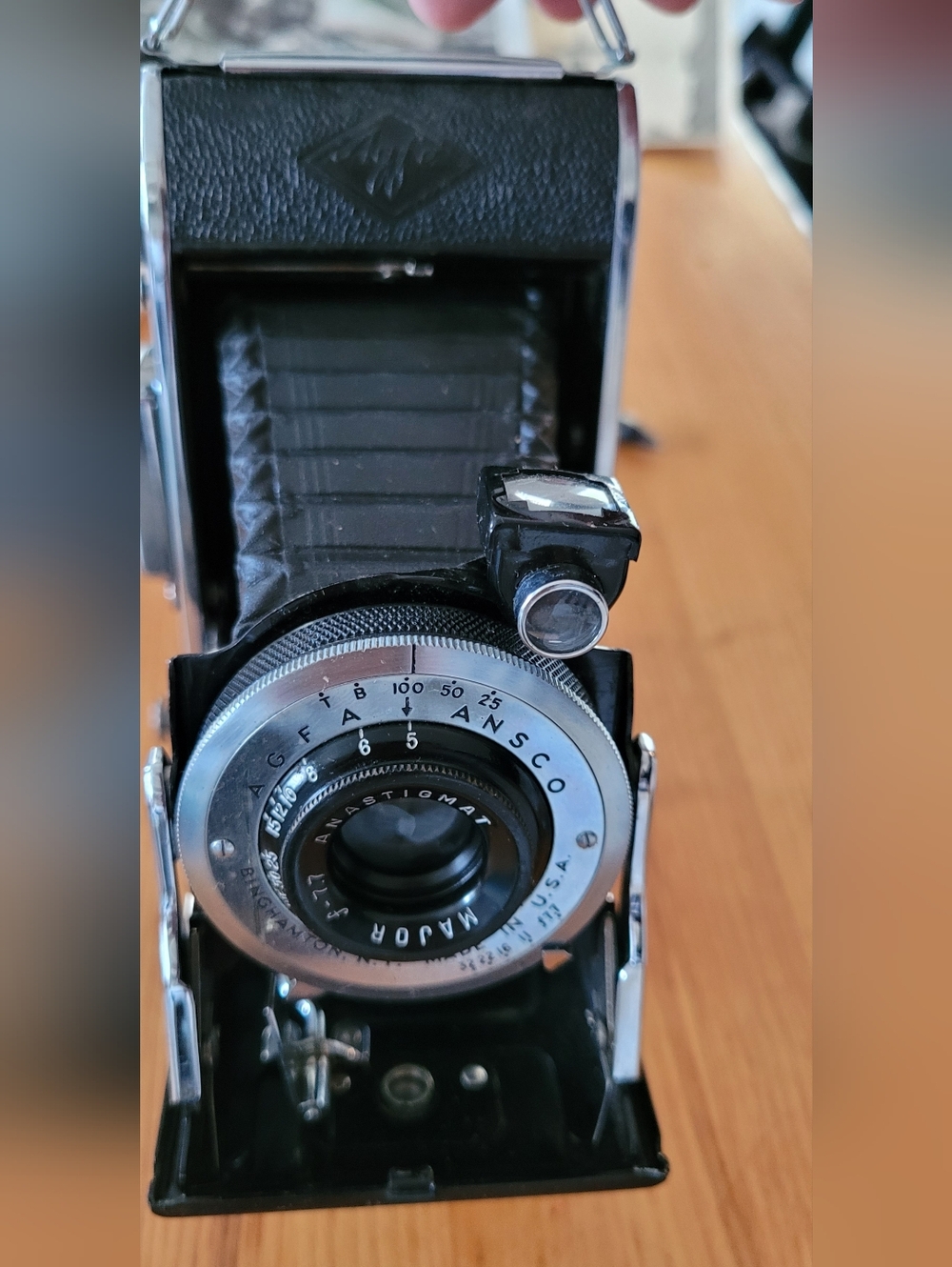 Vtg Agfa Ansco Viking Folding Camera PB-20 F/7.7 Lens